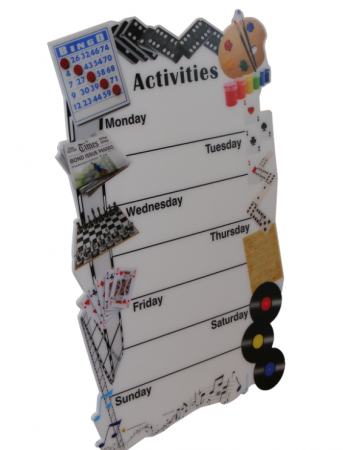 Weekly Activities Board for Care Homes