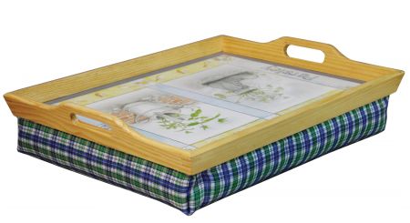 Lap Tray with Bean Bag Cushion